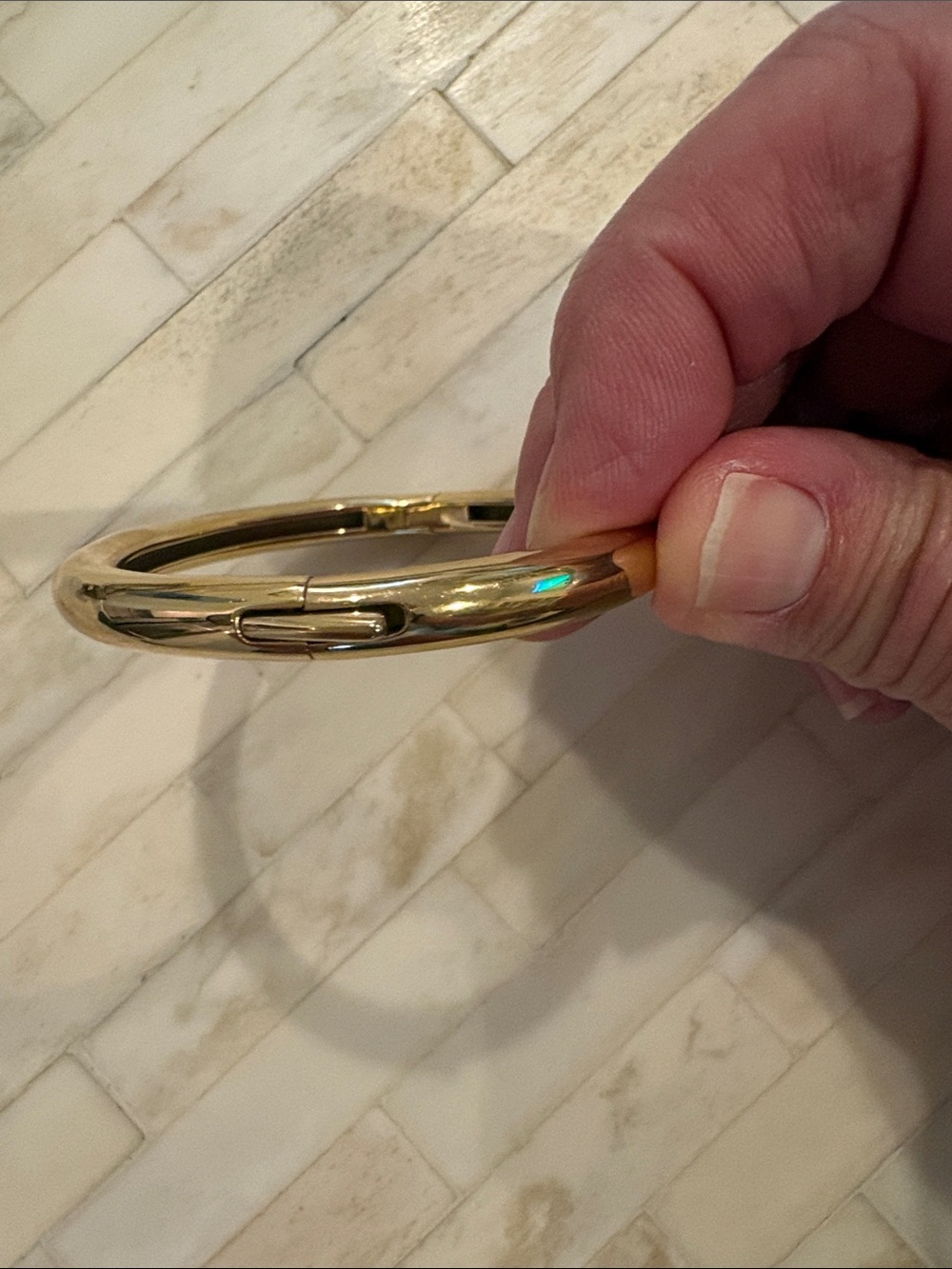 Jenny Bird Gold Gia Bangle Bracelet - Picture 4 of 6